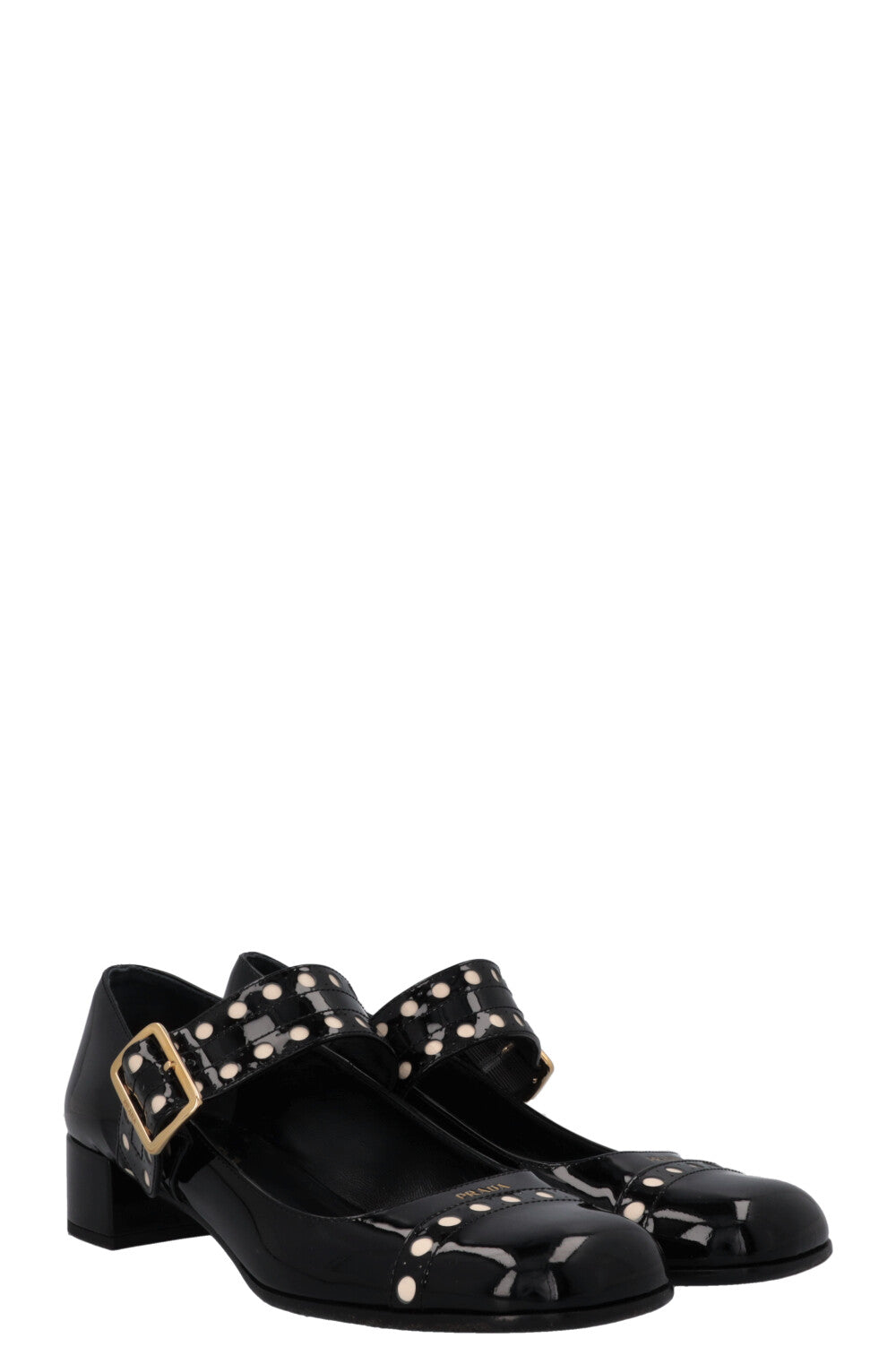 PRADA Mary Jane Heels Patent Black – REAWAKE