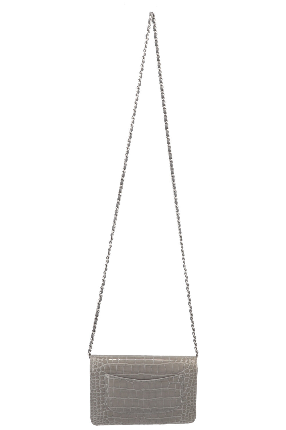 CHANEL WOC Alligator Grey
