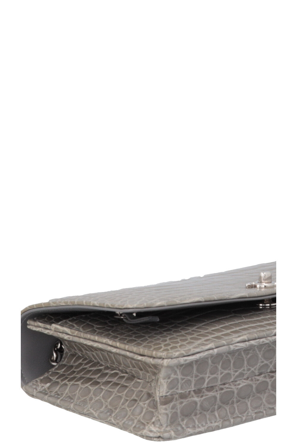 CHANEL WOC Alligator Grey