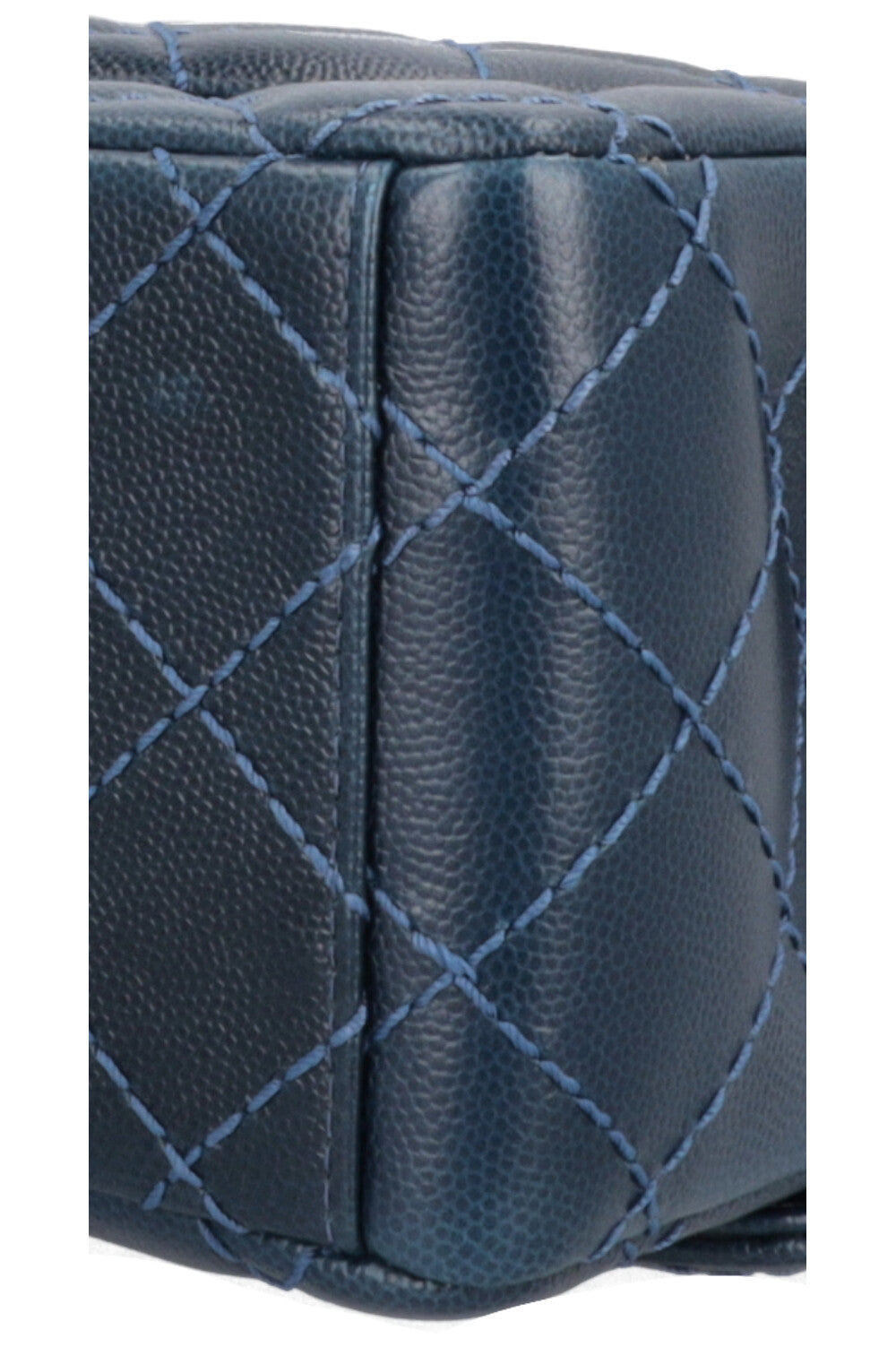 CHANEL Timeless Maxi Double Flap Bag Caviar Navy