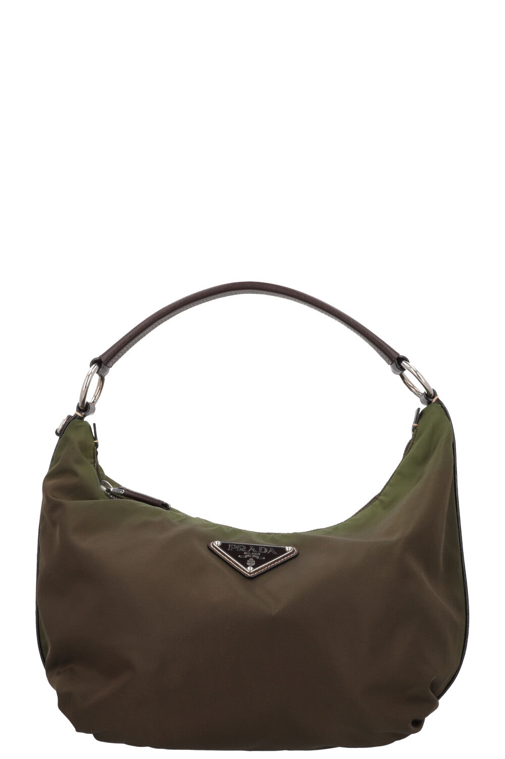 PRADA Hobo Bag Green Nylon – REAWAKE