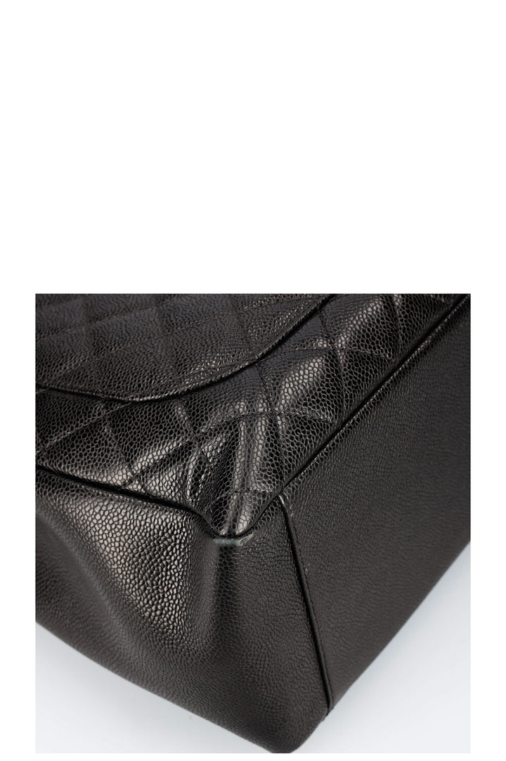 CHANEL GST Tote Bag Caviar Black