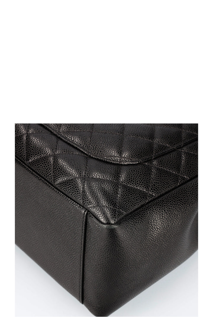 CHANEL GST Tote Bag Caviar Black