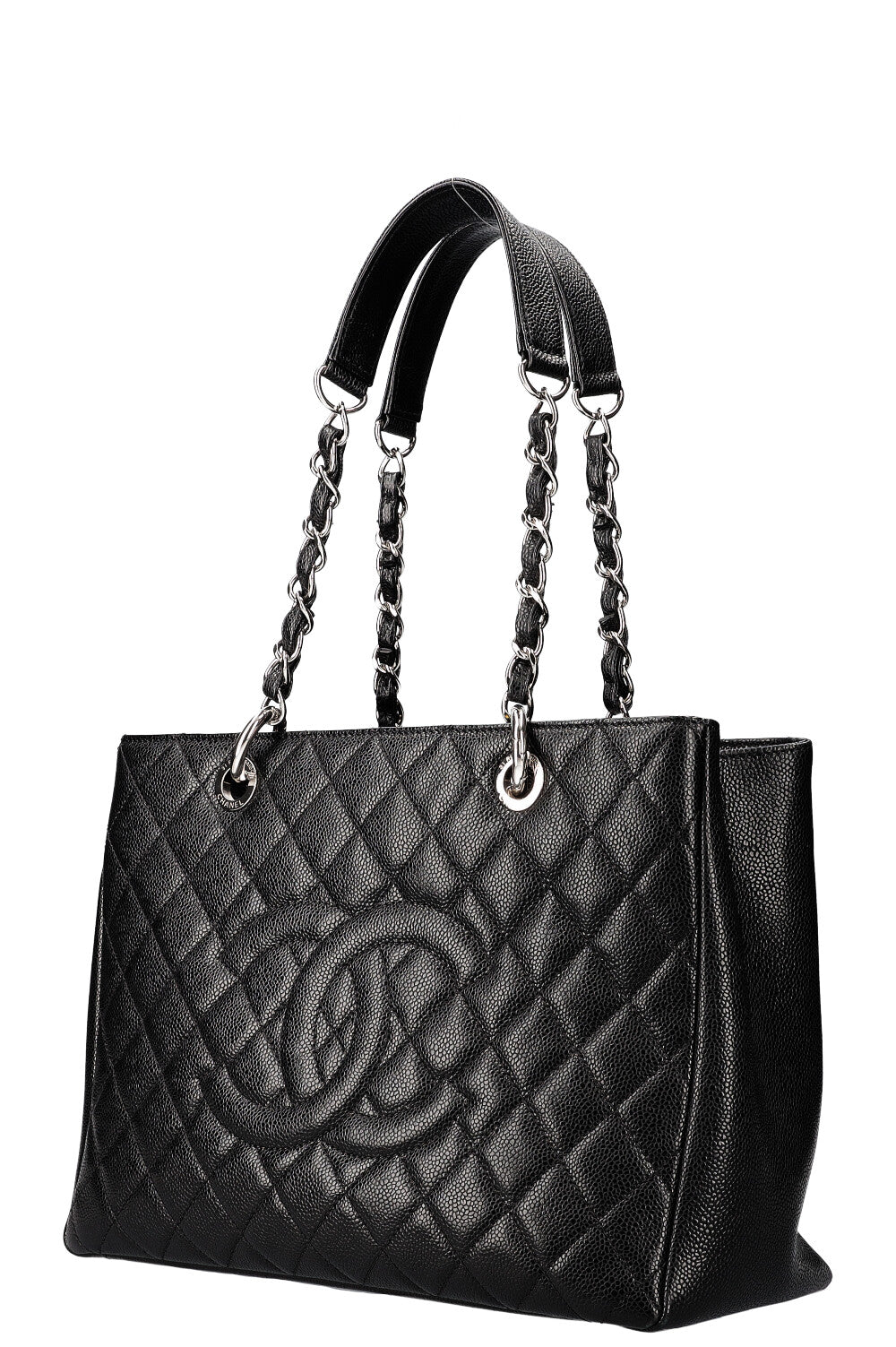 CHANEL GST Tote Bag Caviar Black