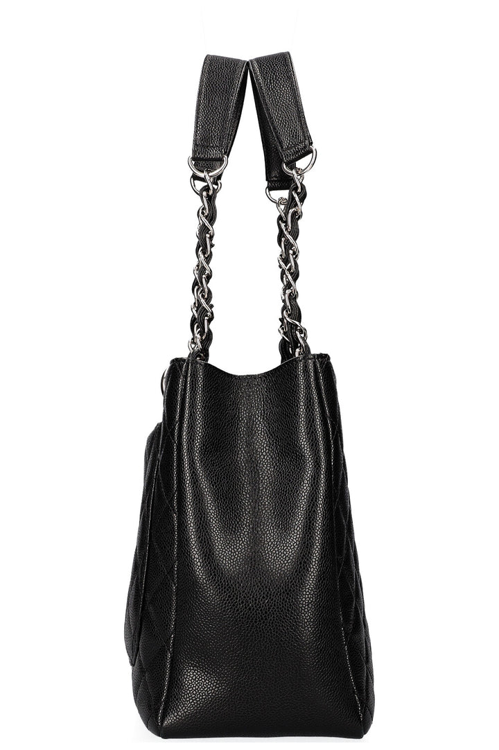 CHANEL GST Tote Bag Caviar Black
