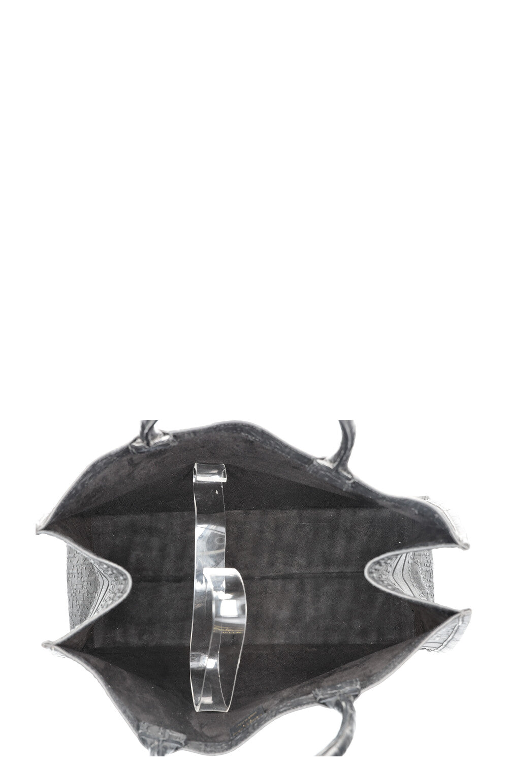 CHRISTIAN DIOR Book Tote Grand Cuir Noir