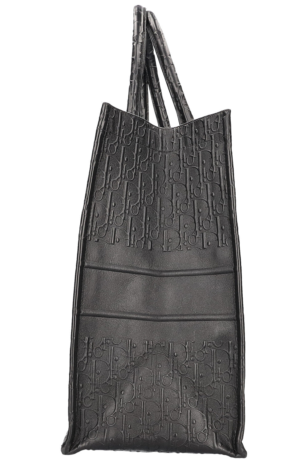 CHRISTIAN DIOR Book Tote Grand Cuir Noir