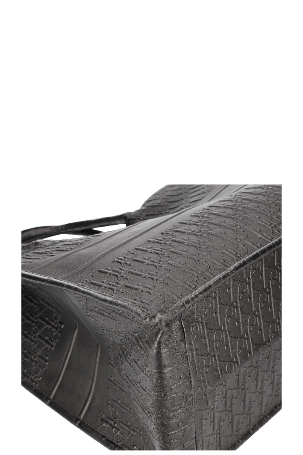CHRISTIAN DIOR Book Tote Grand Cuir Noir