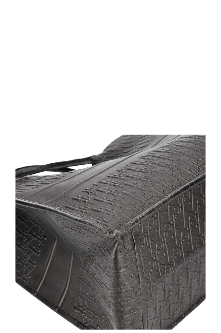 CHRISTIAN DIOR Book Tote Grand Cuir Noir