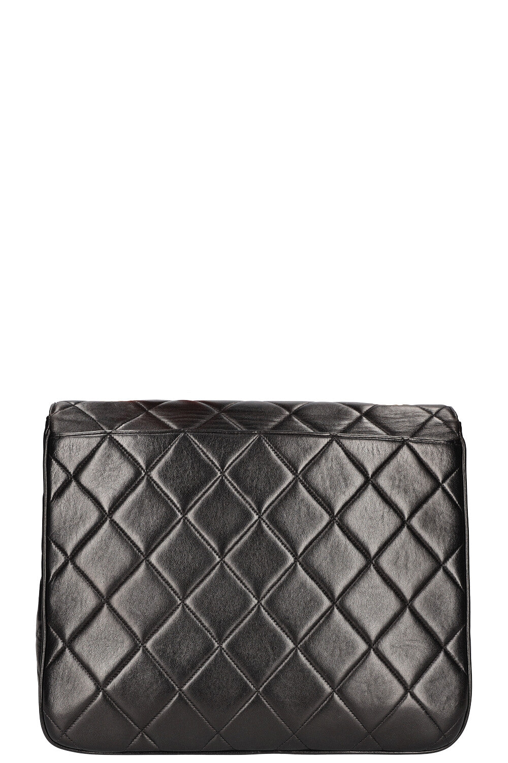 CHANEL Vintage Single Flap Shoulder Bag Quilted Black