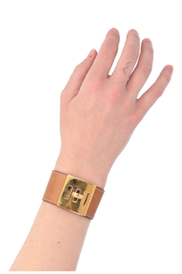 HERMÈS Kelly Dog Bracelet Barenia