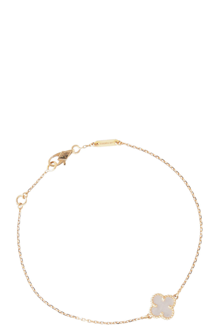 VAN CLEEF & ARPELS Sweet Alhambra Bracelet Yellow Gold MOP