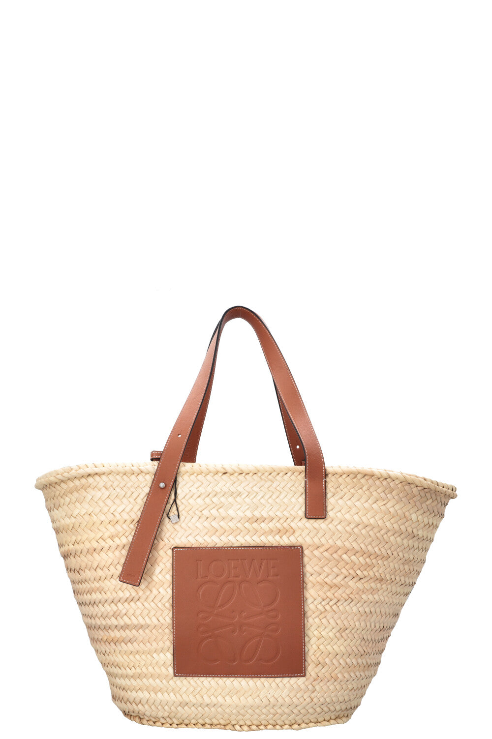 LOEWE Anagram Raffia Large Tan Tote Bag – REAWAKE