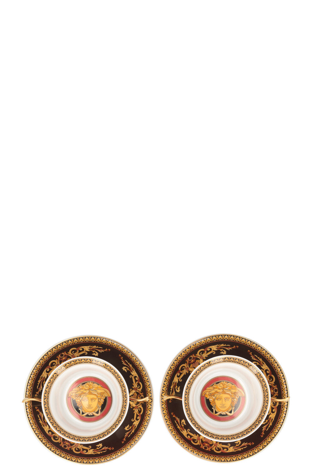 VERSACE Medusa Set of 30 Red Black