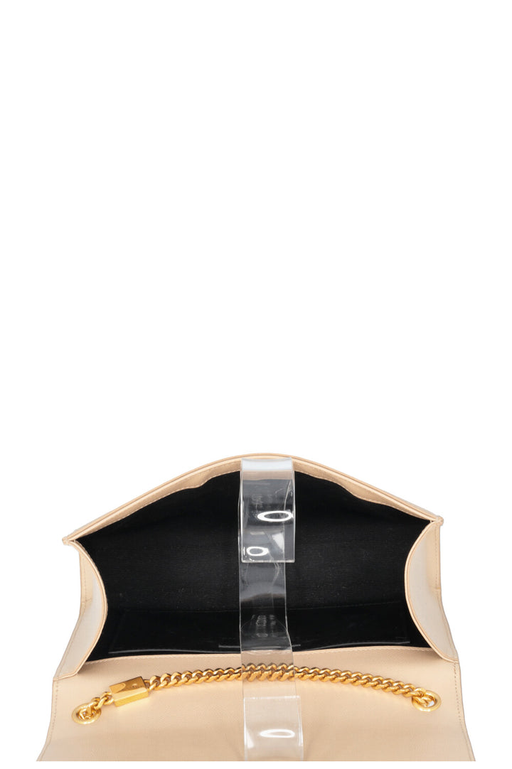 SAINT LAURENT Kate Medium Crossbody Bag Nude