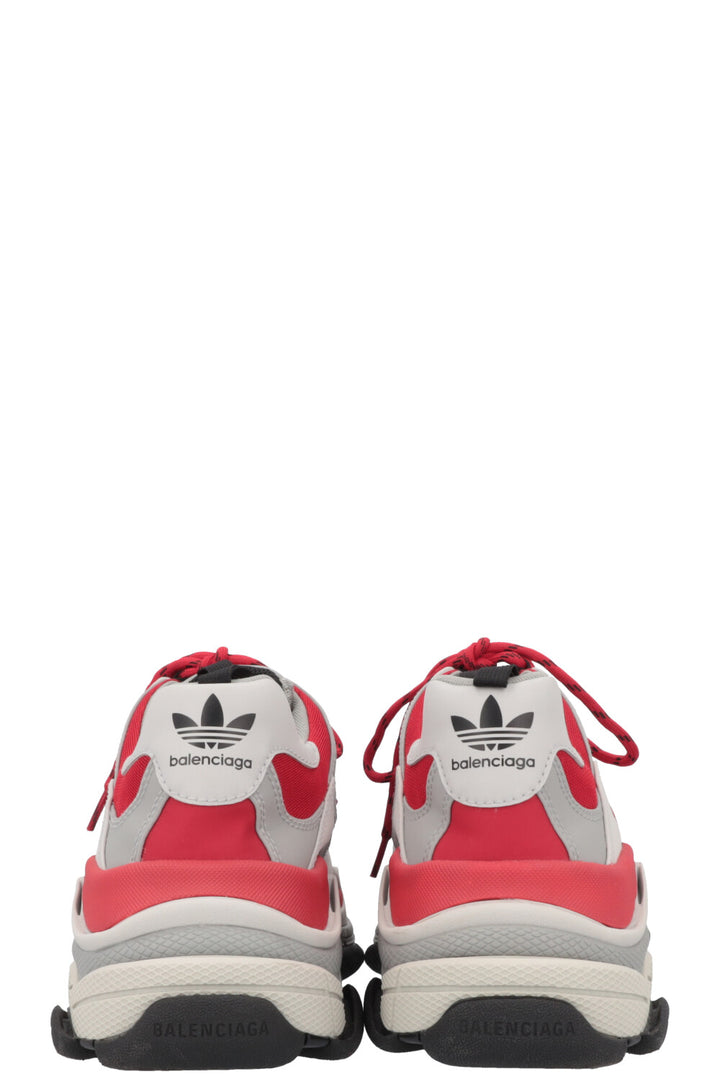 BALENCIAGA X Adidas Triple S Sneaker Red Grey