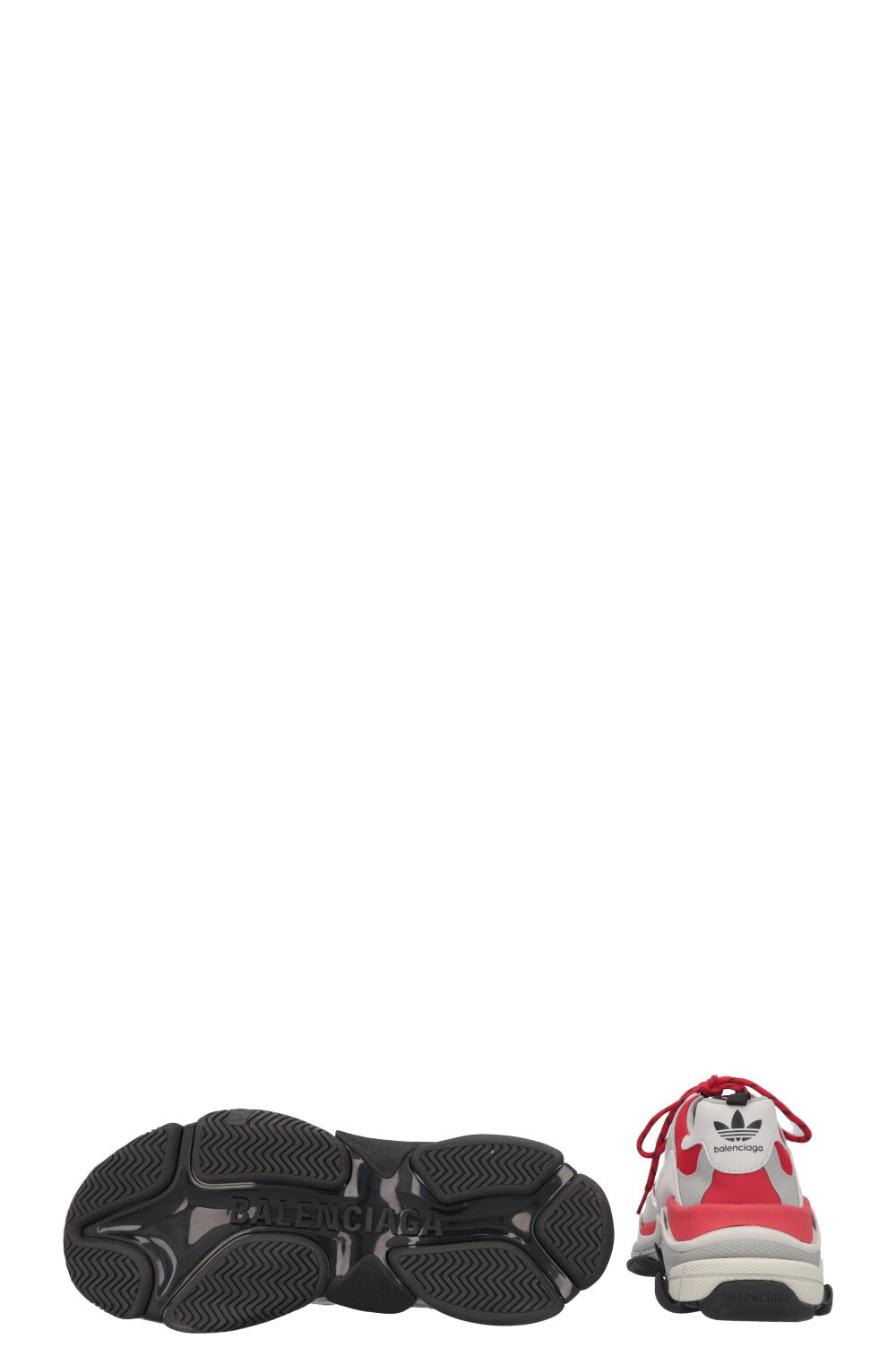 BALENCIAGA X Adidas Triple S Sneaker Red Grey