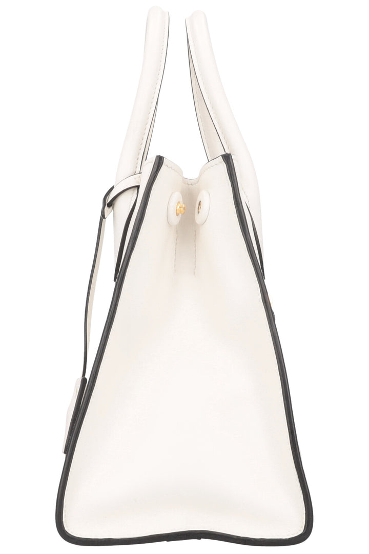 PRADA Paradigm Crossbody Bag Saffiano White
