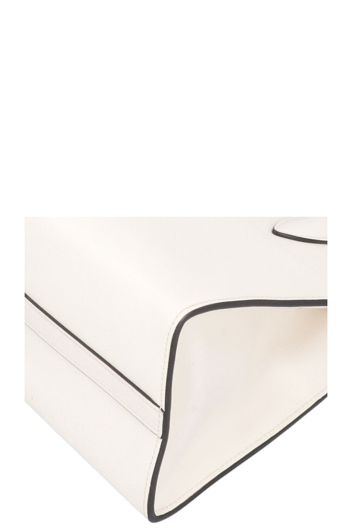 PRADA Paradigm Crossbody Bag Saffiano White