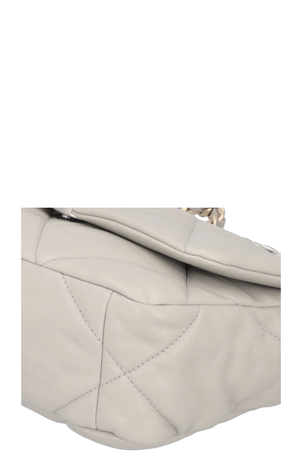 CHANEL Small 19 Bag Leather Grey