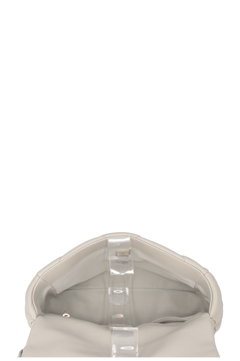 CHANEL Small 19 Bag Leather Grey