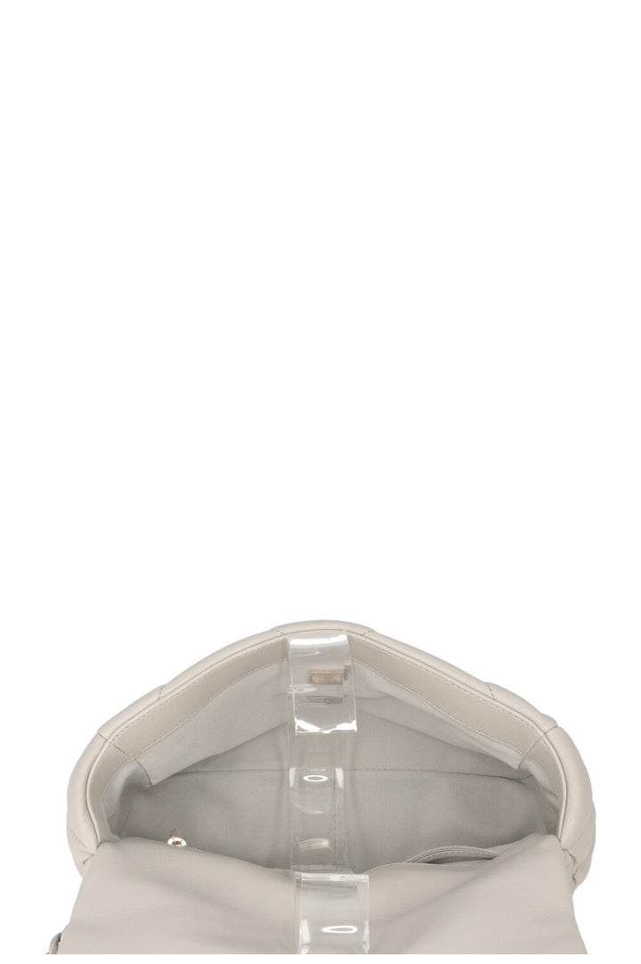 CHANEL Small 19 Bag Leather Grey