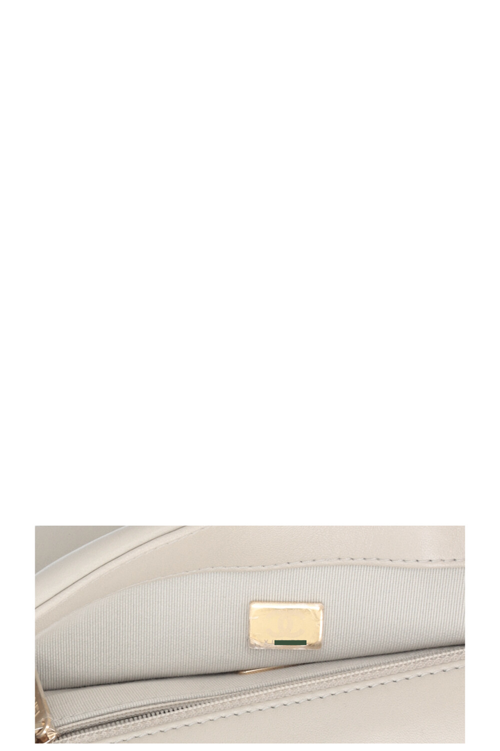 CHANEL Small 19 Bag Leather Grey