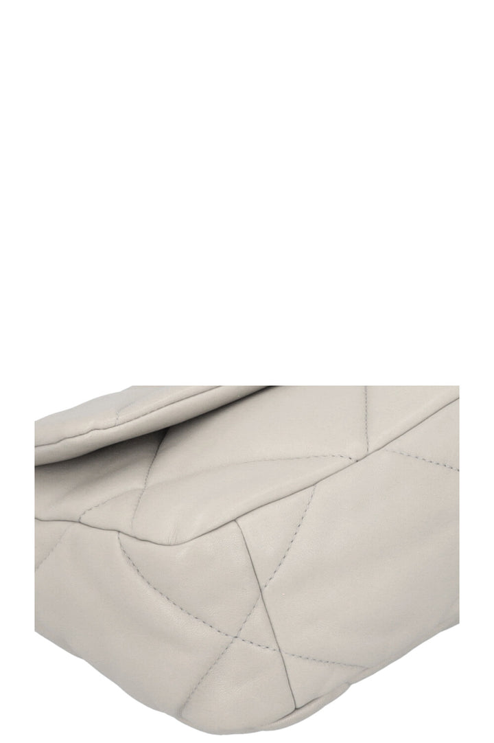 CHANEL Small 19 Bag Leather Grey