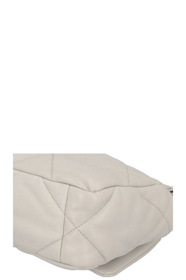 CHANEL Small 19 Bag Leather Grey
