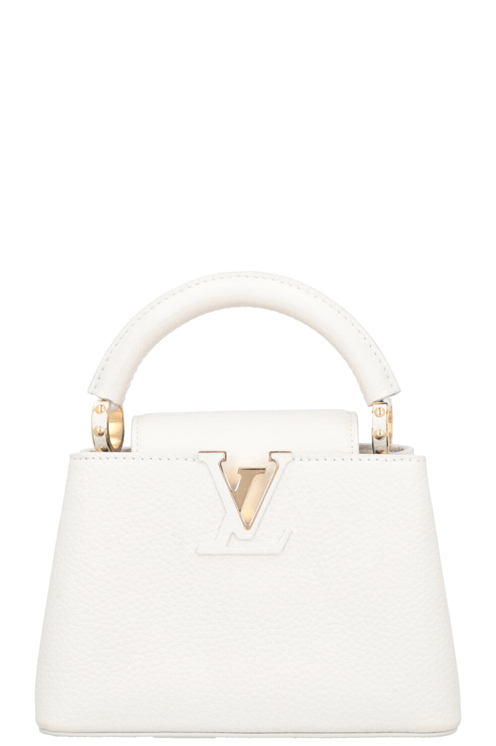 LOUIS VUITTON Capucines Mini Leather Snow White – REAWAKE