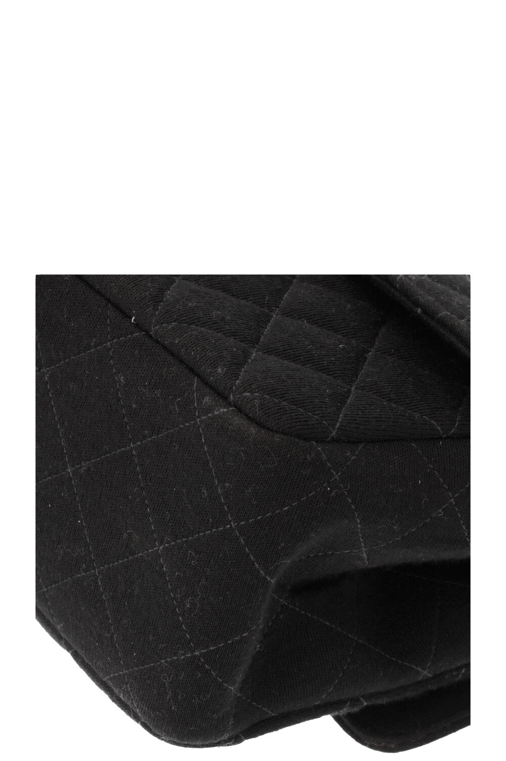 CHANEL Small Double Sided Flap Bag Jersey Black