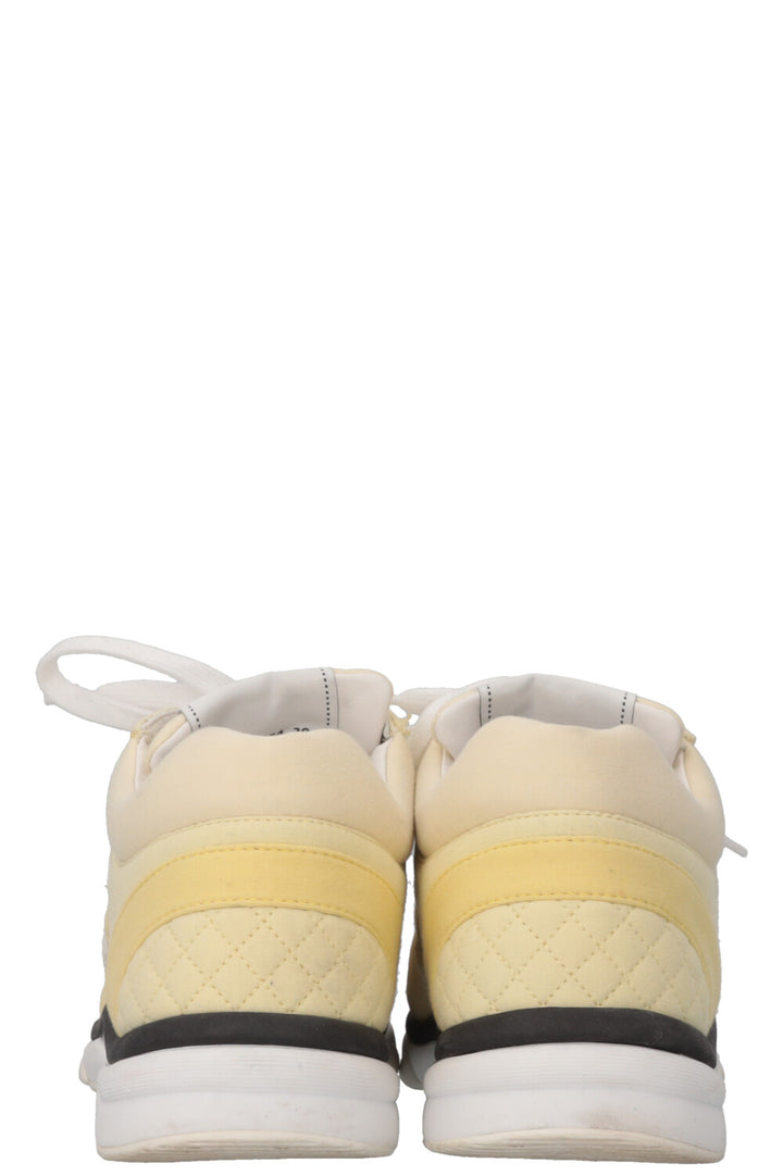 CHANEL Tennis Sneakers Yellow