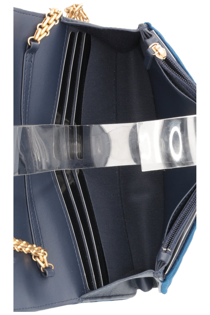 CHANEL 2.55 WOC Velvet Blue