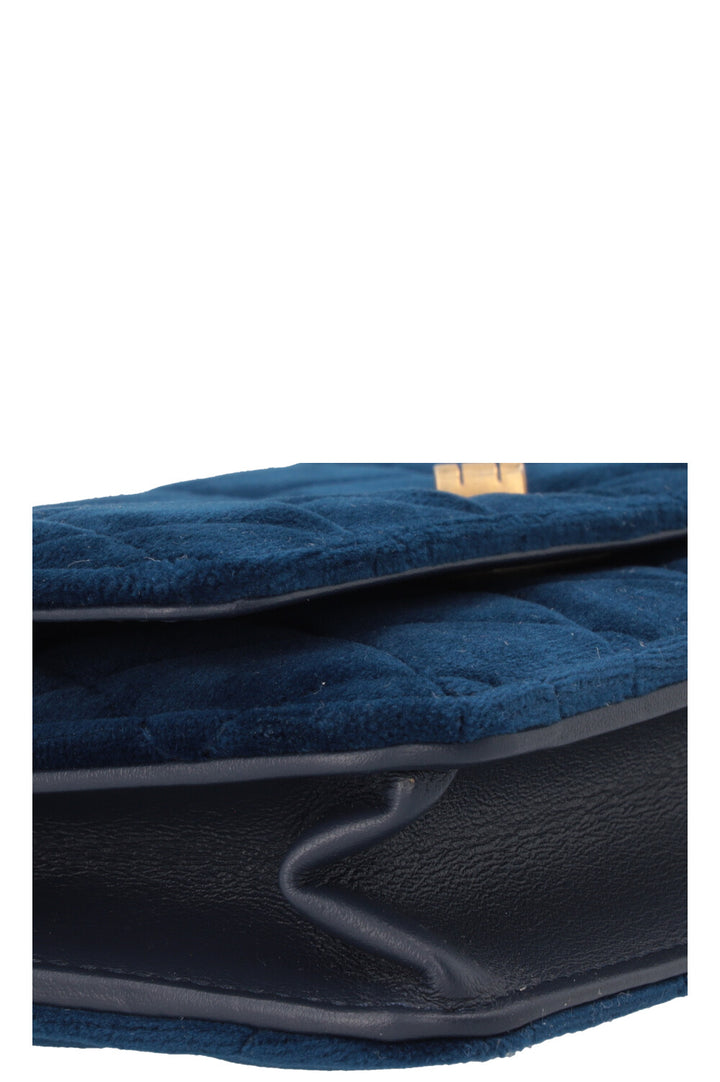 CHANEL 2.55 WOC Velvet Blue
