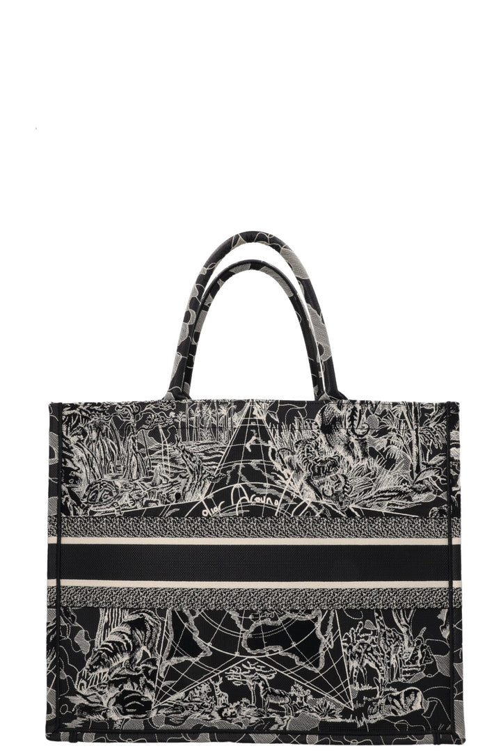 CHRISTIAN DIOR Around The World Medium Book Tote Bag