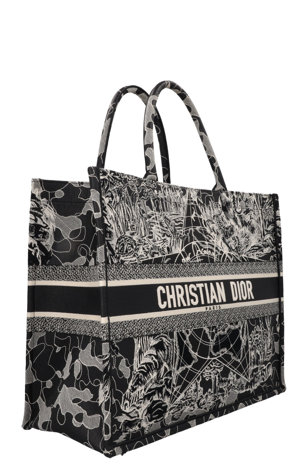 CHRISTIAN DIOR Around The World Medium Book Tote Bag