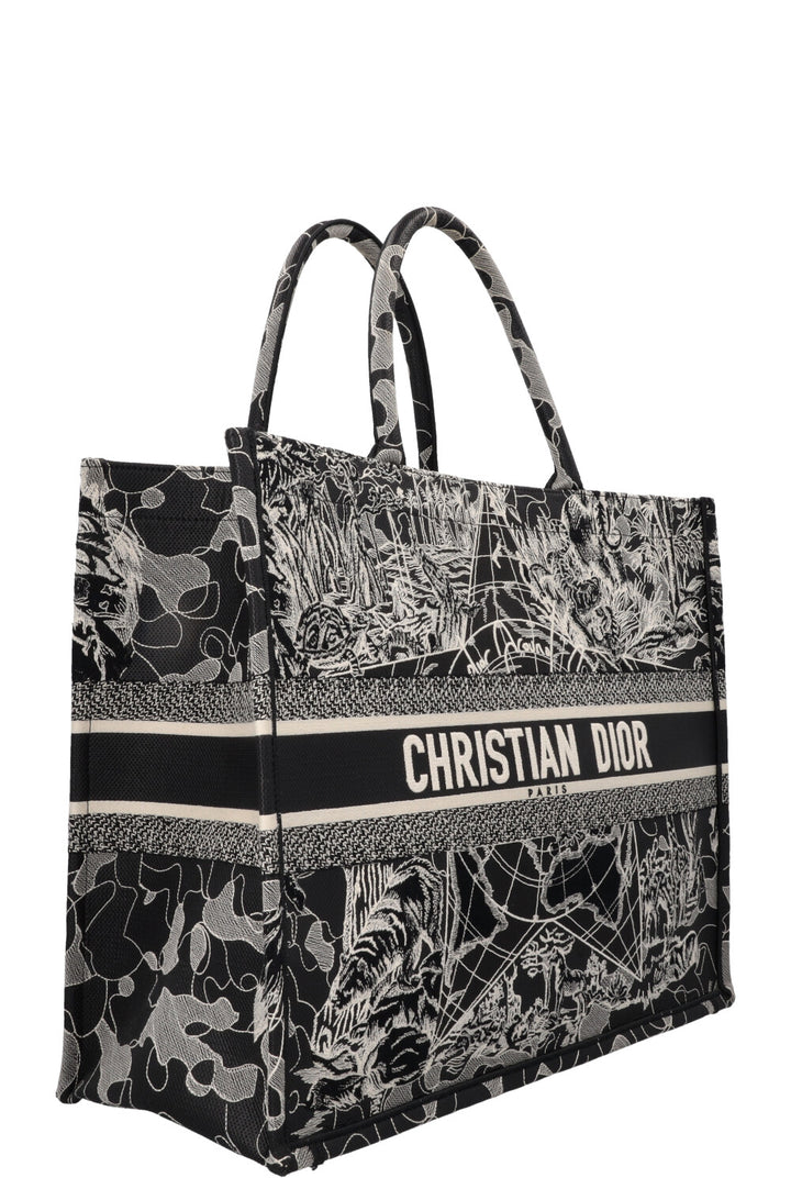 CHRISTIAN DIOR Around The World Medium Book Tote Bag