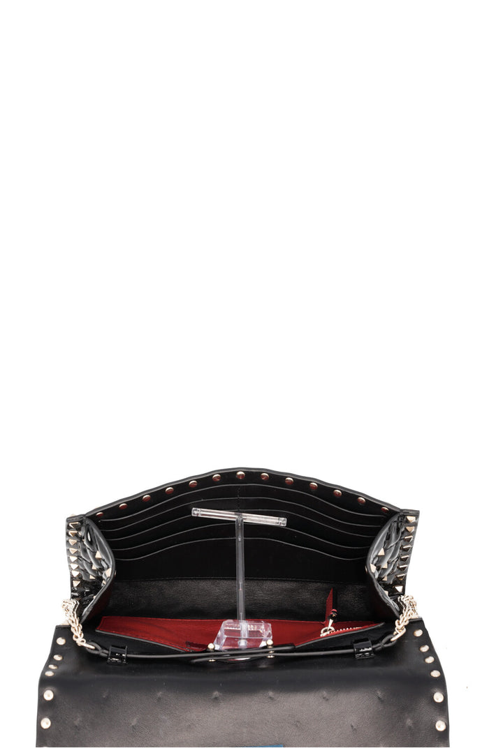 VALENTINO Spike WOC Patent Black