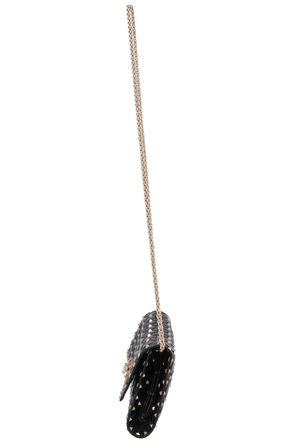 VALENTINO Spike WOC Patent Black