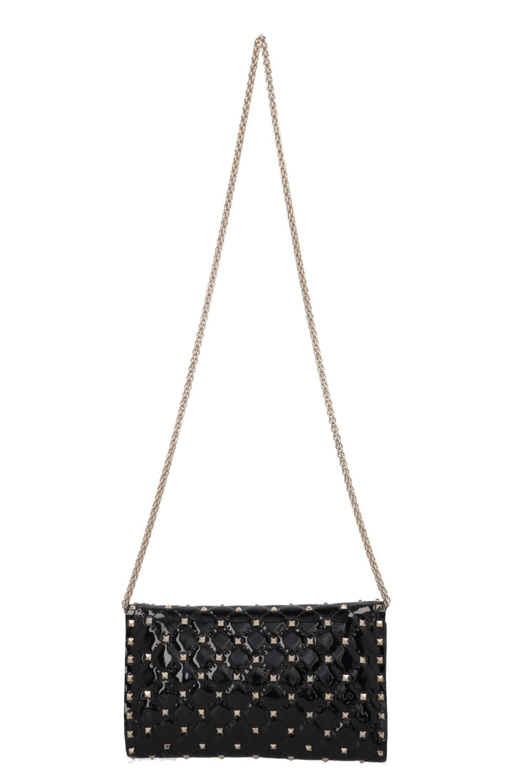 VALENTINO Spike WOC Patent Black