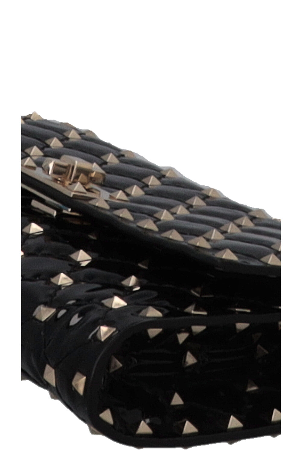 VALENTINO Spike WOC Patent Black