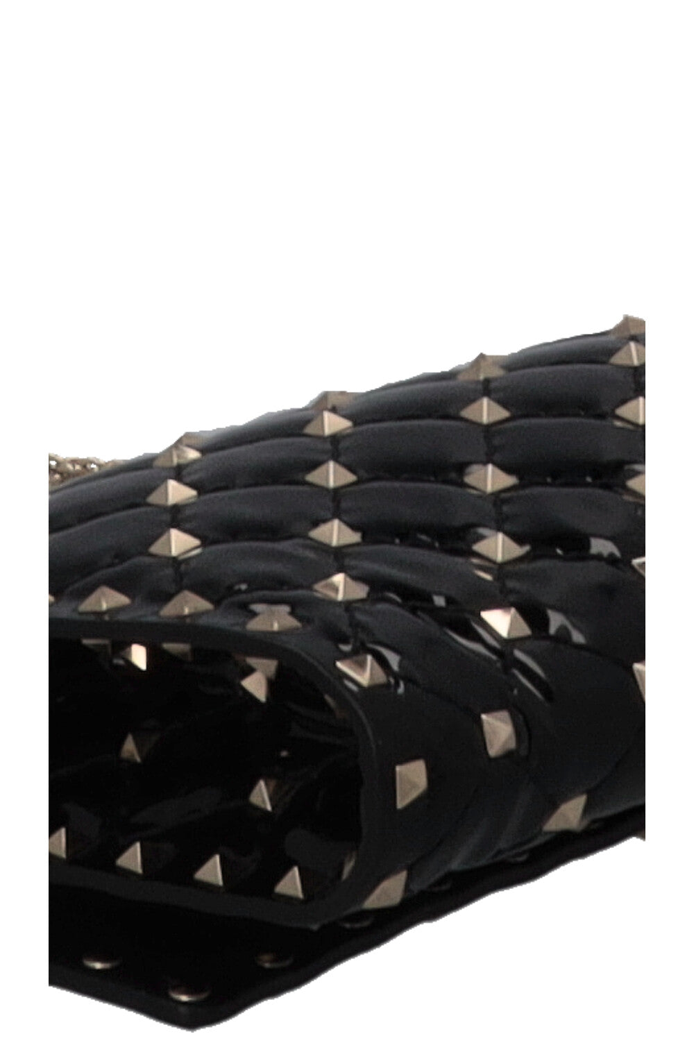 VALENTINO Spike WOC Patent Black