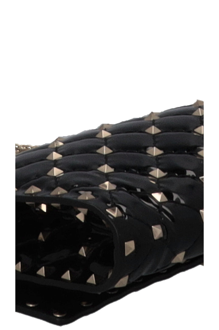 VALENTINO Spike WOC Patent Black