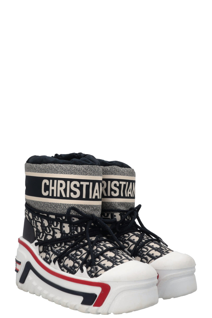 CHRISTIAN DIOR DiorAlps Apres Ski Boots Oblique White