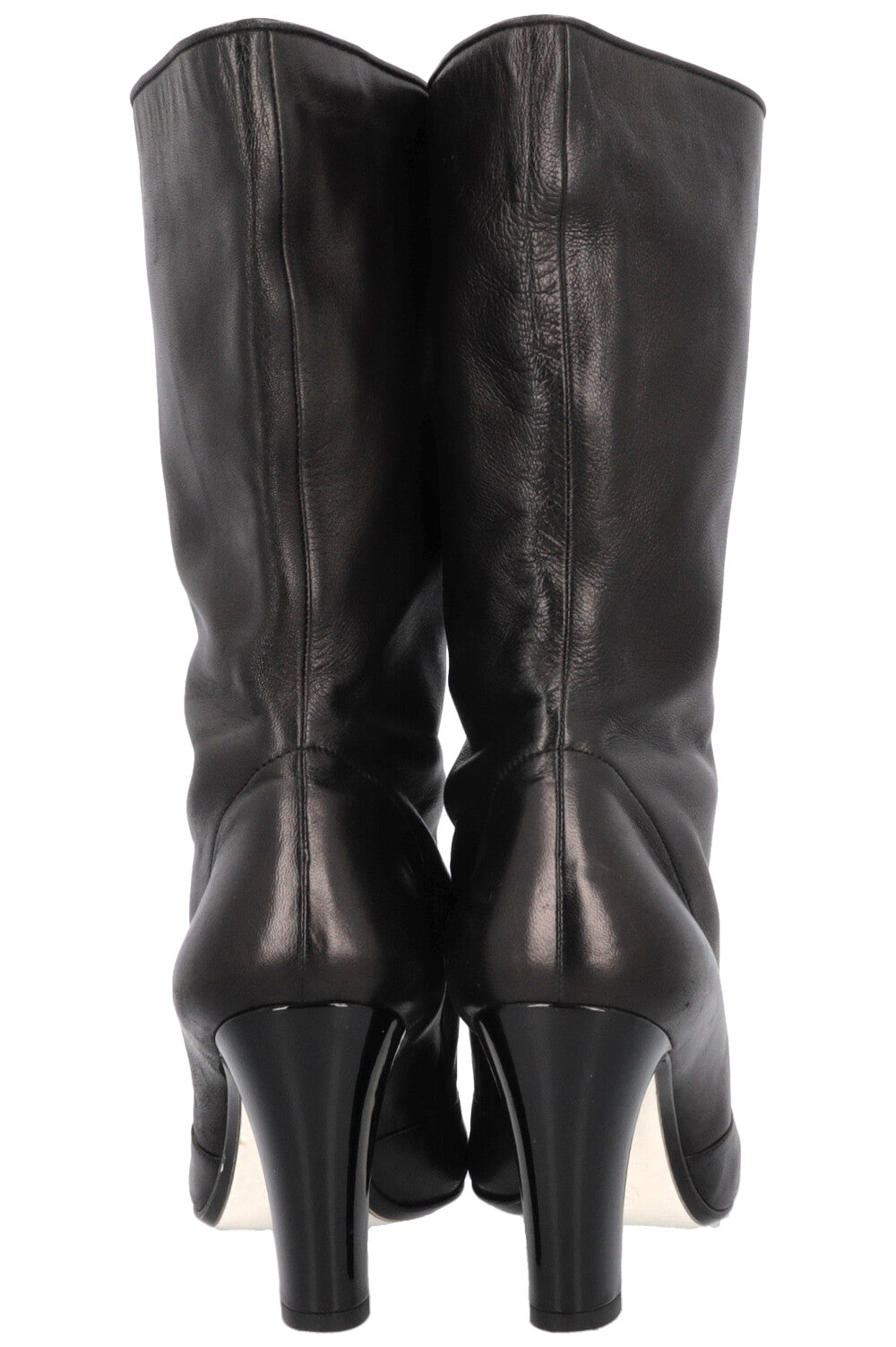 CHANEL Button Up Ankle Boots Black