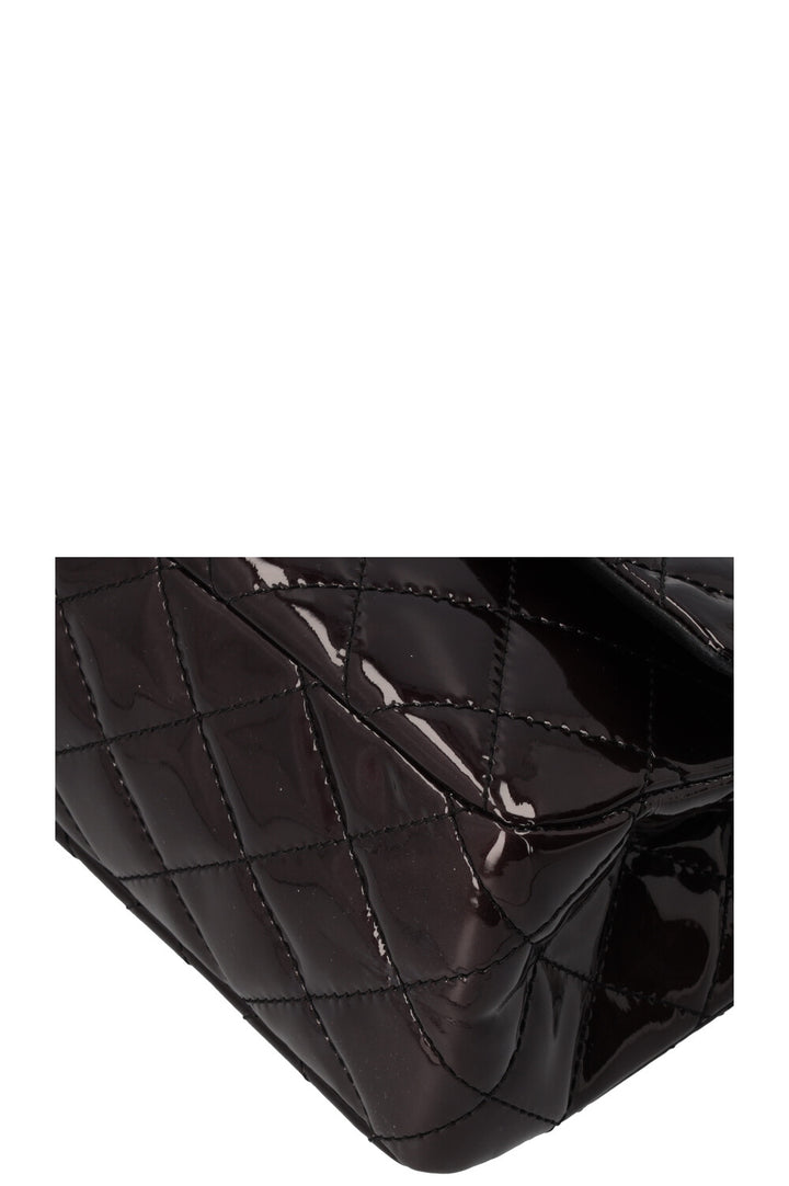 CHANEL 2.55 Reissue Double Flap Maxi Black Patent