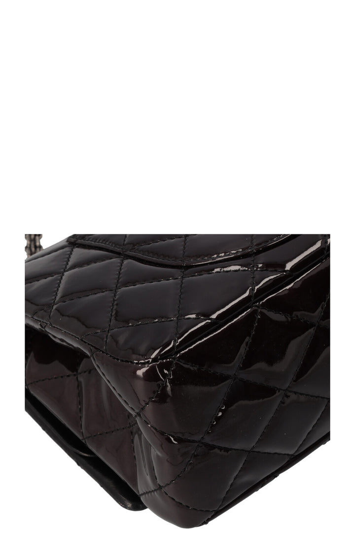 CHANEL 2.55 Reissue Double Flap Maxi Black Patent
