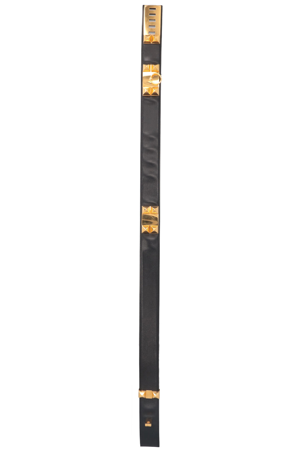 HERMÈS Necklace de Chien Belt Noir