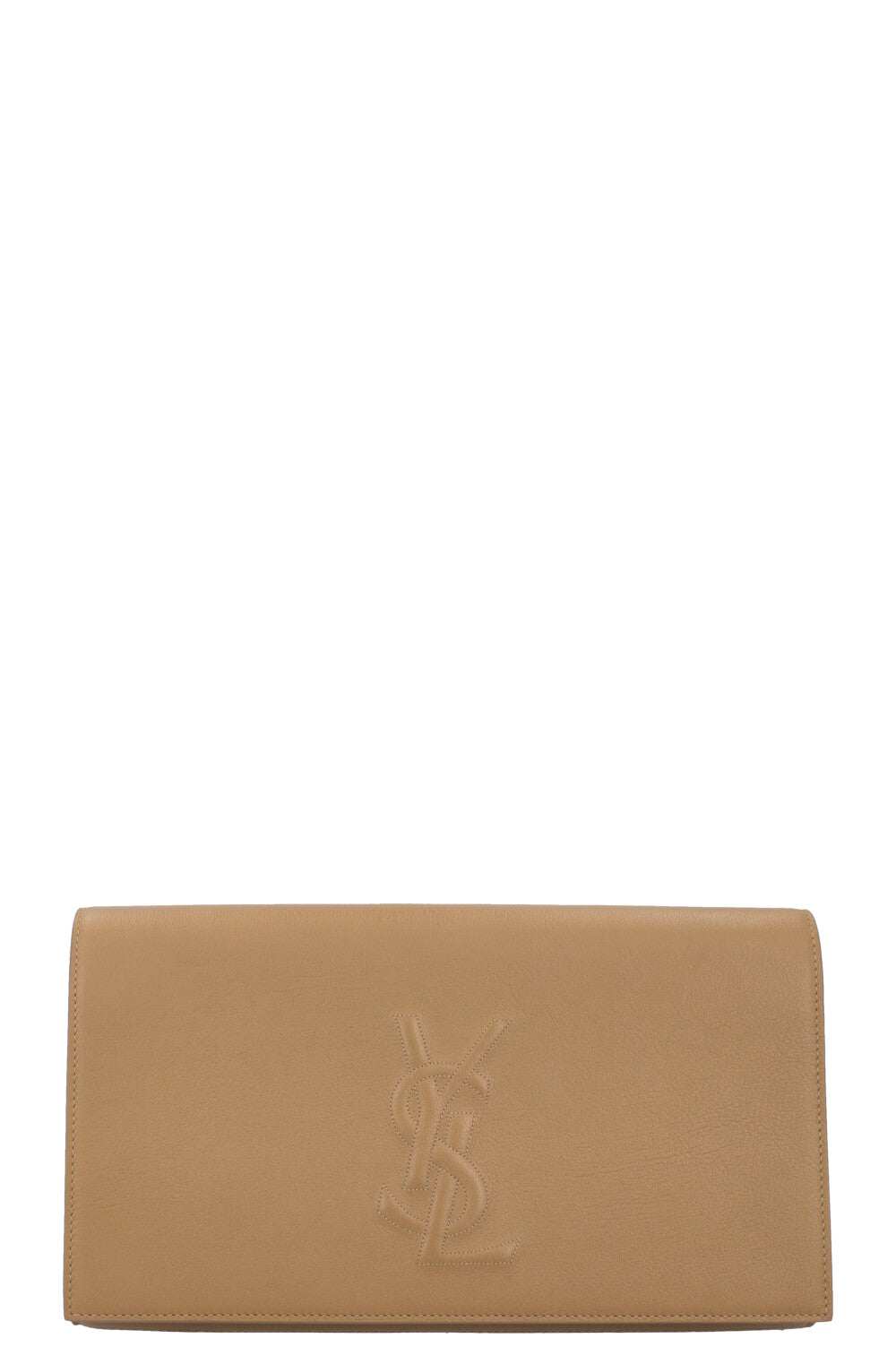 Ysl beige clutch on sale