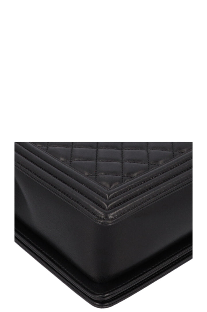 CHANEL Large Boy Bag Black Lambskin